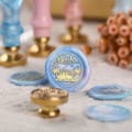 Miniatyrbillede 10 af 10: Segl kobberhoved voks segl Stempel 10 10 10