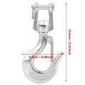Pikkukuva 2 / 10: Kääntyvä nostoketjukoukku Clevis Slip Hook Crane Kääntyvä koukku