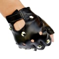 Miniatyrbild 10 av 10: Punkhandskar Half Finger Gloves 2 2 2