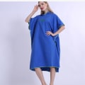 Miniatyrbillede 1 af 10: Hættekapper Håndklæde Poncho MØRKEBLÅ dark blue