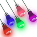 Miniatyrbilde 7 av 10: LED-pære A60 Lampe RØD E27 E27 Red E27-E27