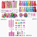 Pikkukuva 2 / 10: 1 set Random Doll Vaatteet Asusteet Mekkokengät 32PCS-B 32PCS-B