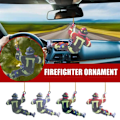 Miniatyrbillede 9 af 9: 2 stk Firefighter Pendant Bil Pendant nøglering G G G