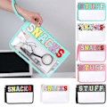 Miniatyrbillede 3 af 10: Brevtaske Gennemsigtig lynlåspose LEOPARDPRINT SNACKS SNACKS Leopard print SNACKS-SNACKS