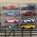 Miniatyrbilde 5 av 9: 10 stk PVC-boks oppbevaringsboks displayetui 10pcs