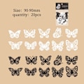 Miniatyrbild 8 av 10: 20 st Scrapbooking material Dekorpapper 5 5 5