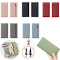 Miniatyrbillede 8 af 10: Dame tegnebog RFID Anti-tyveri tegnebog SORT black