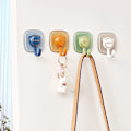 Miniatyrbilde 7 av 10: 4 stk Veggkrok Sticky Hooks 1 1 1