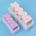 Miniatyrbillede 6 af 10: Stearinlys Silikoneform Kageharpiksform MIDTE Middle