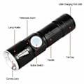 Pikkukuva 7 / 8: 4X zoomattava taskulamppu LED taskulamppu