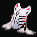 Miniatyrbillede 9 af 10: Fox Fairy Mask Cosplay Mask TYPE E TYPE E Type E
