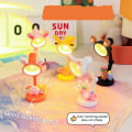 Miniatyrbilde 10 av 10: Lesebokklemmelys Mini Bordlampe GUL Yellow
