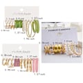 Miniatyrbillede 2 af 10: Twist Chain Øreringe Simple Ørering F F F