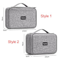 Miniatyrbilde 3 av 10: Digital oppbevaringsveske USB-kabelposer grey Style 2-Style 2