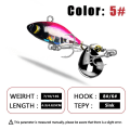 Miniatyrbilde 6 av 10: 2 stk metall fiskeagn VIB Lure 14G5 5 14g5