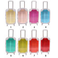 Miniatyrbilde 2 av 10: Dukke Transparent Trunk Miniatyr Tralle Bagasje 2 2 2