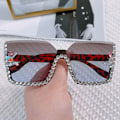 Miniatyrbillede 4 af 10: Overdimensionerede solbriller Firkantede solbriller C2 C2 C2