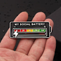 Pikkukuva 8 / 10: Social Mood Pin rintaneula Pin STYLE 3 STYLE 3 Style 3