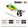 Miniatyrbillede 9 af 10: 2 stk Metal fiskeagn VIB Lure 7G3 3 7g3