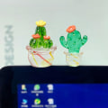 Miniatyrbild 4 av 10: Kaktusfigurer Prydnad bil inre prydnader A A A