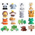Pikkukuva 5 / 10: Animal Cake Topper Cake Insert STYLE 3 STYLE 3 Style 3