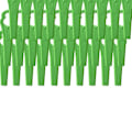 Miniatyrbilde 4 av 10: 100 Stk/sett Plastblad Kutter Gresstrimmer Blad RØD red