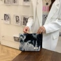 Miniatyrbilde 5 av 9: Tie Dye Gradient Makeup Bag Corduroy kosmetikkveske 03 03 03