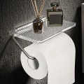 Miniatyrbild 1 av 10: Toalettpappershållare Toalettpappersrullhållare SILVER silver