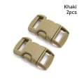 Pikkukuva 1 / 10: 2kpl Sivurelease solki Kaareva Paracord Soljet KHAKI Khaki