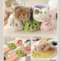 Miniatyrbild 8 av 10: Face Wash Armbånd Spa Håndledsvaskebånd GRÅ BRUN BJØRN GRÅ grey brown bear