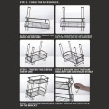 Miniatyrbilde 2 av 8: Oppbevaring Hylle Plasssparer Organizer HVIT White