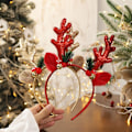 Pikkukuva 10 / 10: 2kpl Joulupääpanta Xmas Päähineet PUNAINEN TYYPPI A TYYPPI A Red Type A-Type A