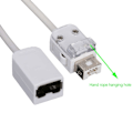 Miniatyrbillede 4 af 8: Game Controller Kabel forlængerledning SORT black