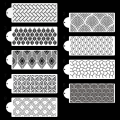 Miniatyrbillede 7 af 9: 3 Stk Kage Mesh Stempler Stencils Prægning 3 3 3