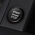 Miniatyrbilde 1 av 10: Startknapp-klistremerker Nøkkelring Deksel SORT STARTPLATE Black Starter patch-Starter patch
