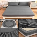 Miniatyrbillede 8 af 10: King Size Sheet Laden SORT Black