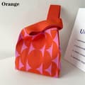 Stickad Handväska Handväska ORANGE orange