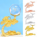 Miniatyrbillede 9 af 10: Butterfly Display Base Holder Krystalkugle Display Stand GULD Gold