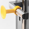 Miniatyrbilde 7 av 10: 4stk Dørstopper Dørhåndtak 4STK SORT 4STK SORT 4pcs black