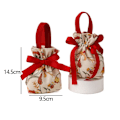 Pikkukuva 2 / 8: Karkkipussi Kiristysnyörilaukku PUNAINEN 2KPL 2KPL red 2pcs-2pcs