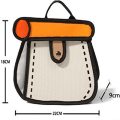 Pikkukuva 2 / 9: Kawaii Comic Handbags Girls Summer Japanin muoti 2D Crossbody Laukut Pink