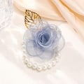 Miniatyrbild 1 av 8: 2ST Brud handled Blomma Rose Armband GRÅ & BLÅ Grey&Blue