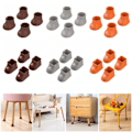Pikkukuva 6 / 10: 4 kpl/ set Tuolin cover Tuolin jalkatyyny ORANSSI ROUND ROUND Orange Round-Round