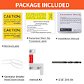 Miniatyrbild 7 av 7: Generator Interlock Kit 200 Amp Main Breaker Panel Big Easy