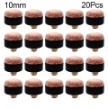Miniatyrbilde 1 av 10: 20 stk Billard Cue Tips Billards Tips 10MM20STK 20STK 10mm20Pcs
