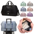 Miniatyrbillede 1 af 11: Rejsetaske til kvinder - Weekender Carry-on Bag - SORT Black