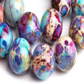 Miniatyrbilde 10 av 10: 120 stk Imperial Jaspis Perler Sea Sediment Imperial Jaspis