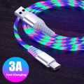 Miniatyrbilde 4 av 10: 2 Stk Streaming Datakabel Mobiltelefon Ladekabel Multicolor Micro-Micro