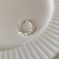 Miniatyrbillede 10 af 10: Fidget Perleringe Angst Ring SØLV silver