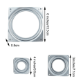 Miniatyrbilde 2 av 10: Dreieskive Plate Rullelager Dreieskive 4 TOMM 4 Inch